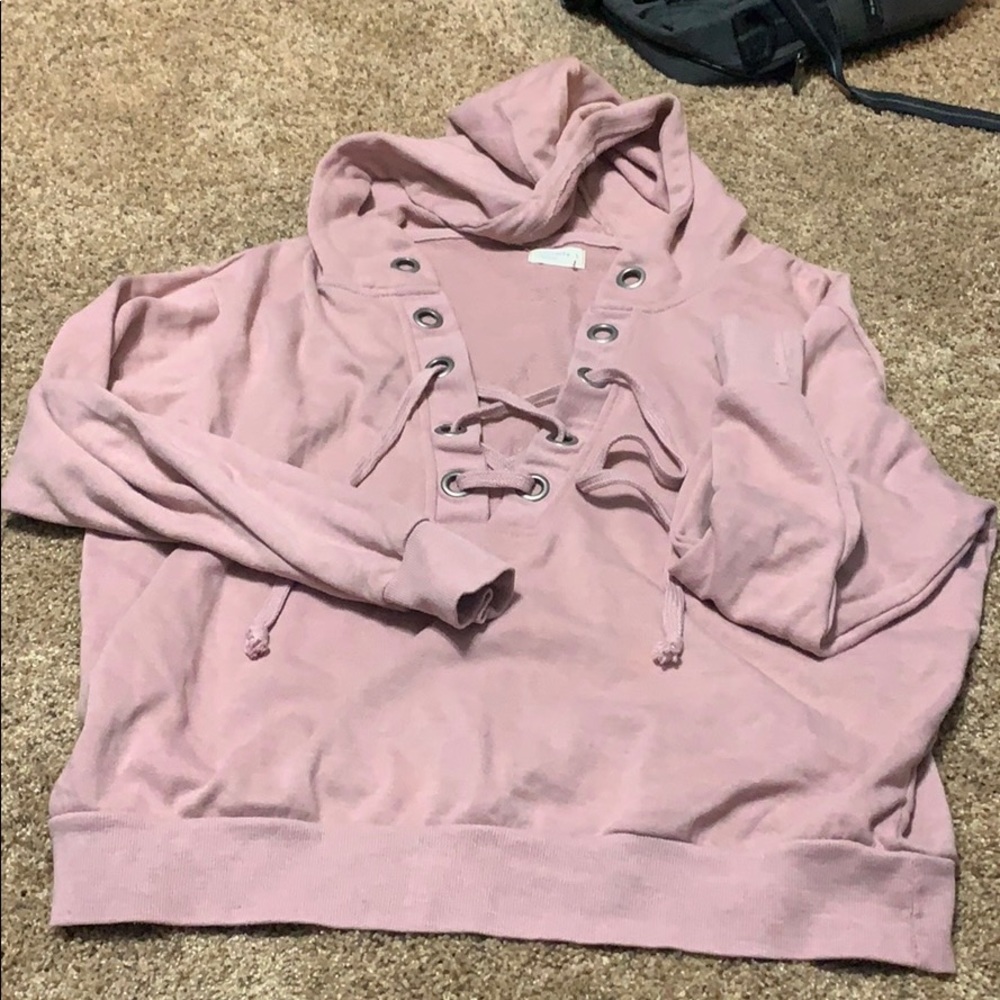 Dusty pink hoodie